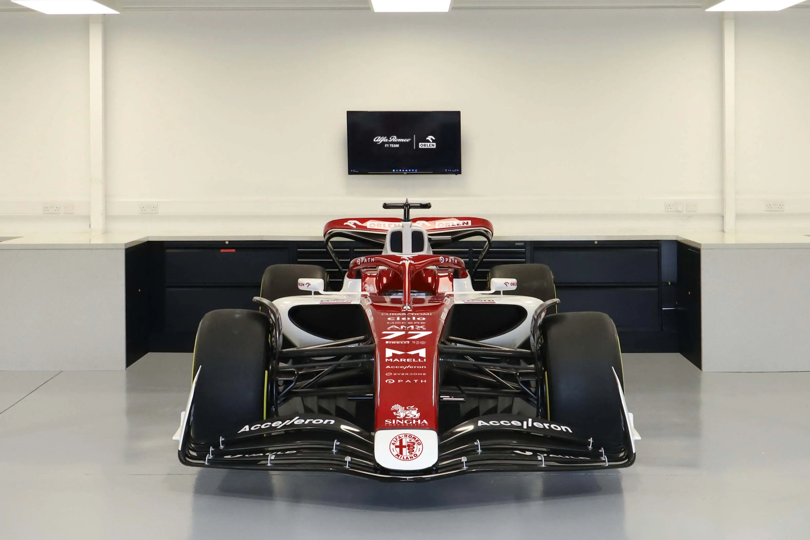 2022 Alfa Romeo F1 Team Orlen Italian Grand Prix Livery C42 Official Show Car