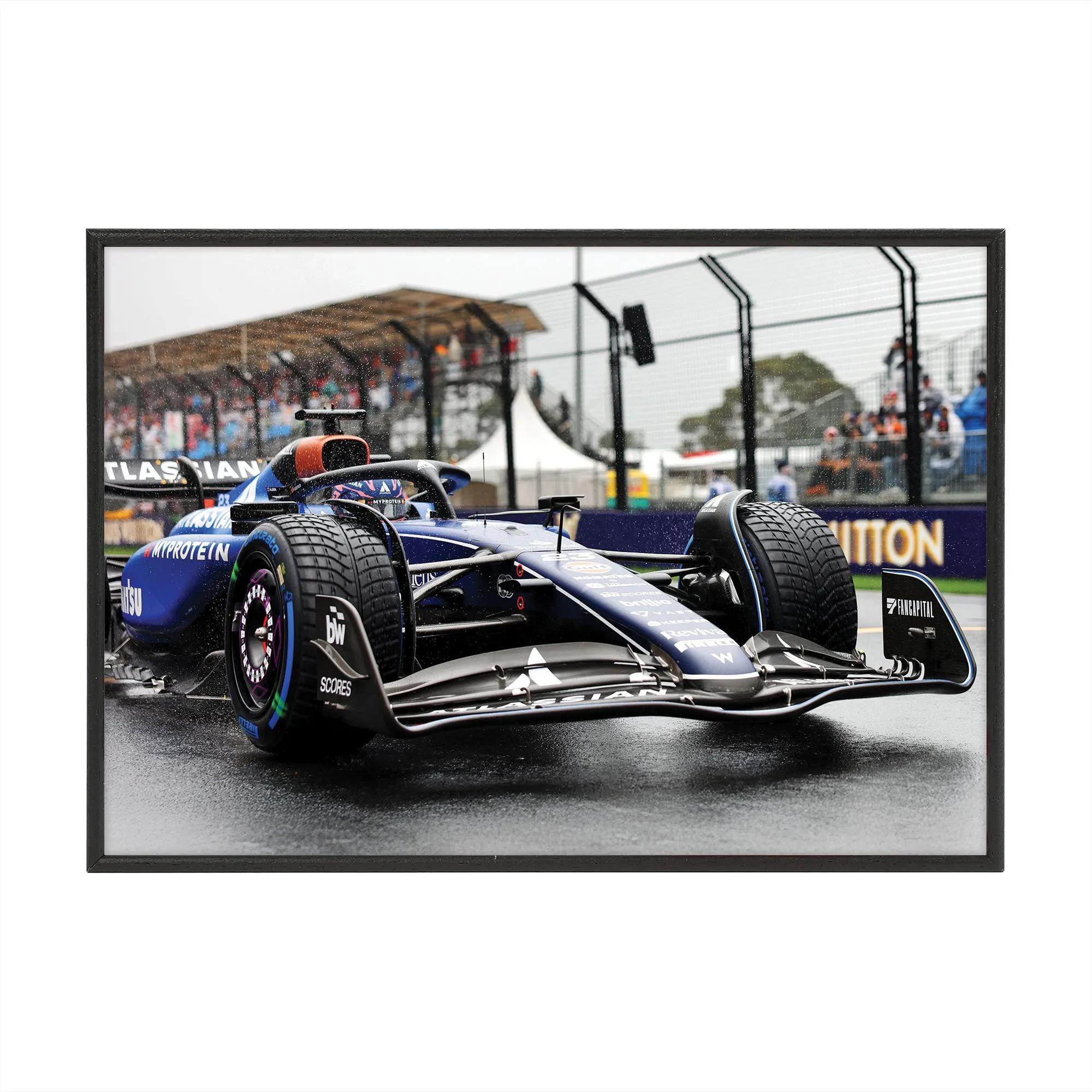 Alex Albon 2025 Williams Racing Print - Australian GP