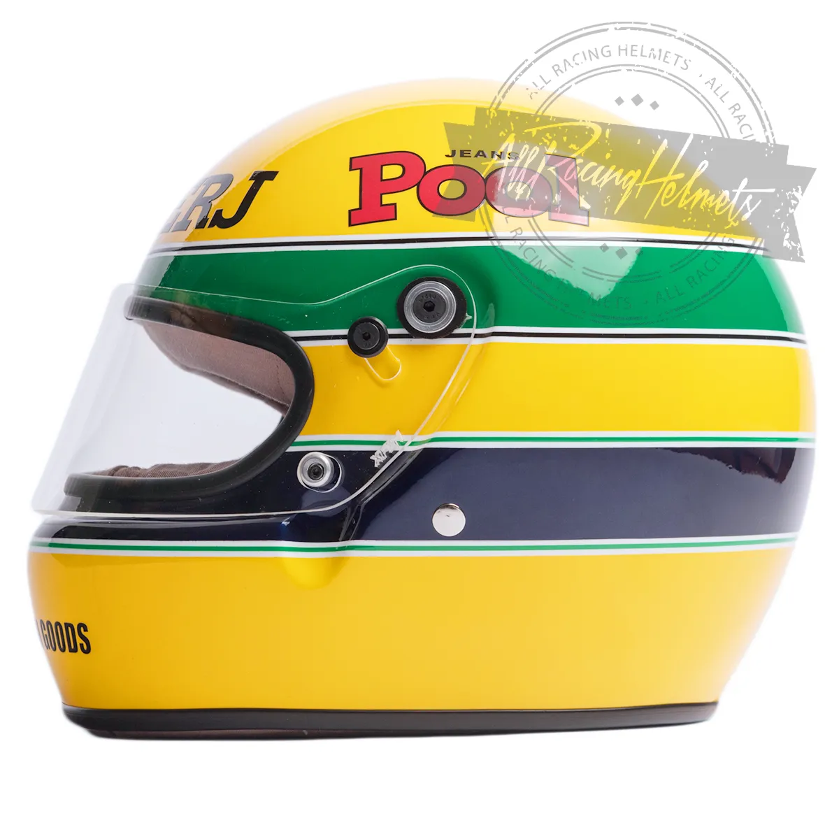 Ayrton Senna 1983 Formula One F1 TEST Replica Helmet Scale 1:1