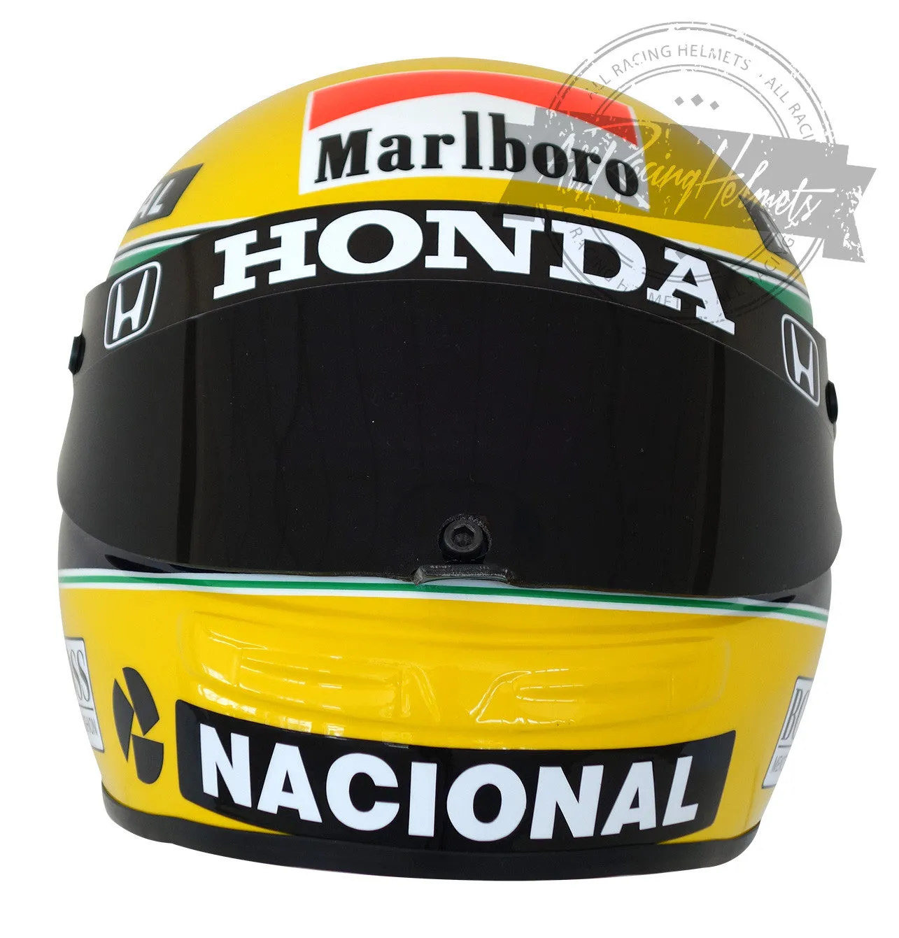 Ayrton Senna 1990 RHEOS F1 Replica Helmet Scale 1:1