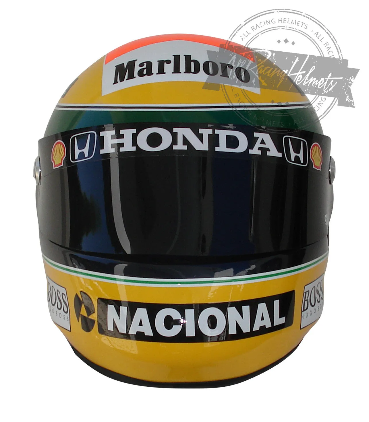 Ayrton Senna 1992 F1 Replica Helmet Scale 1:1