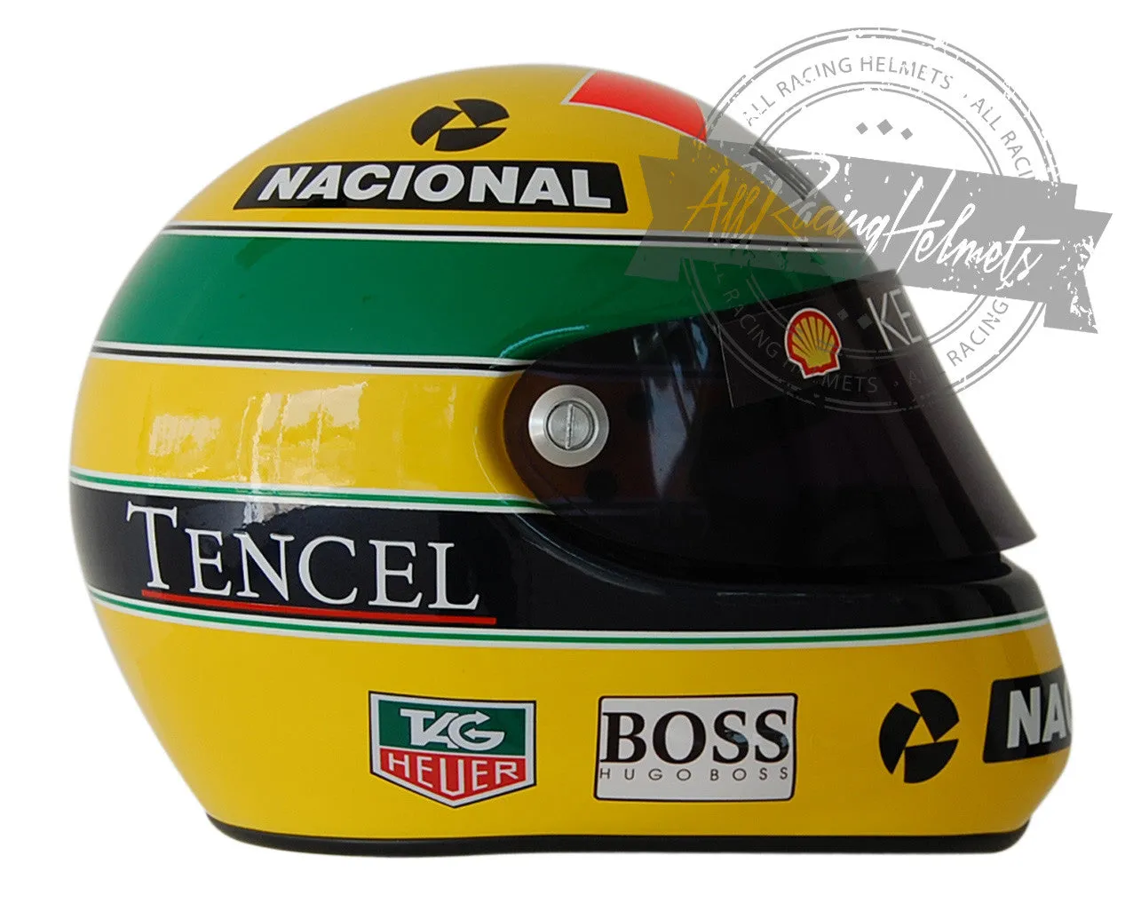 Ayrton Senna 1993 F1 Replica Helmet Scale 1:1