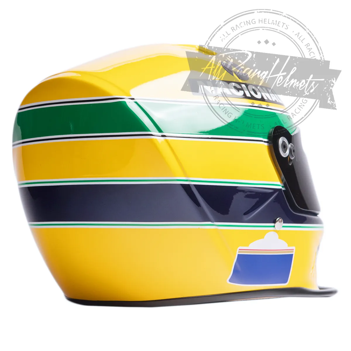 Ayrton Senna 1994 Test Paul Ricard F1 Replica Helmet Scale 1:1