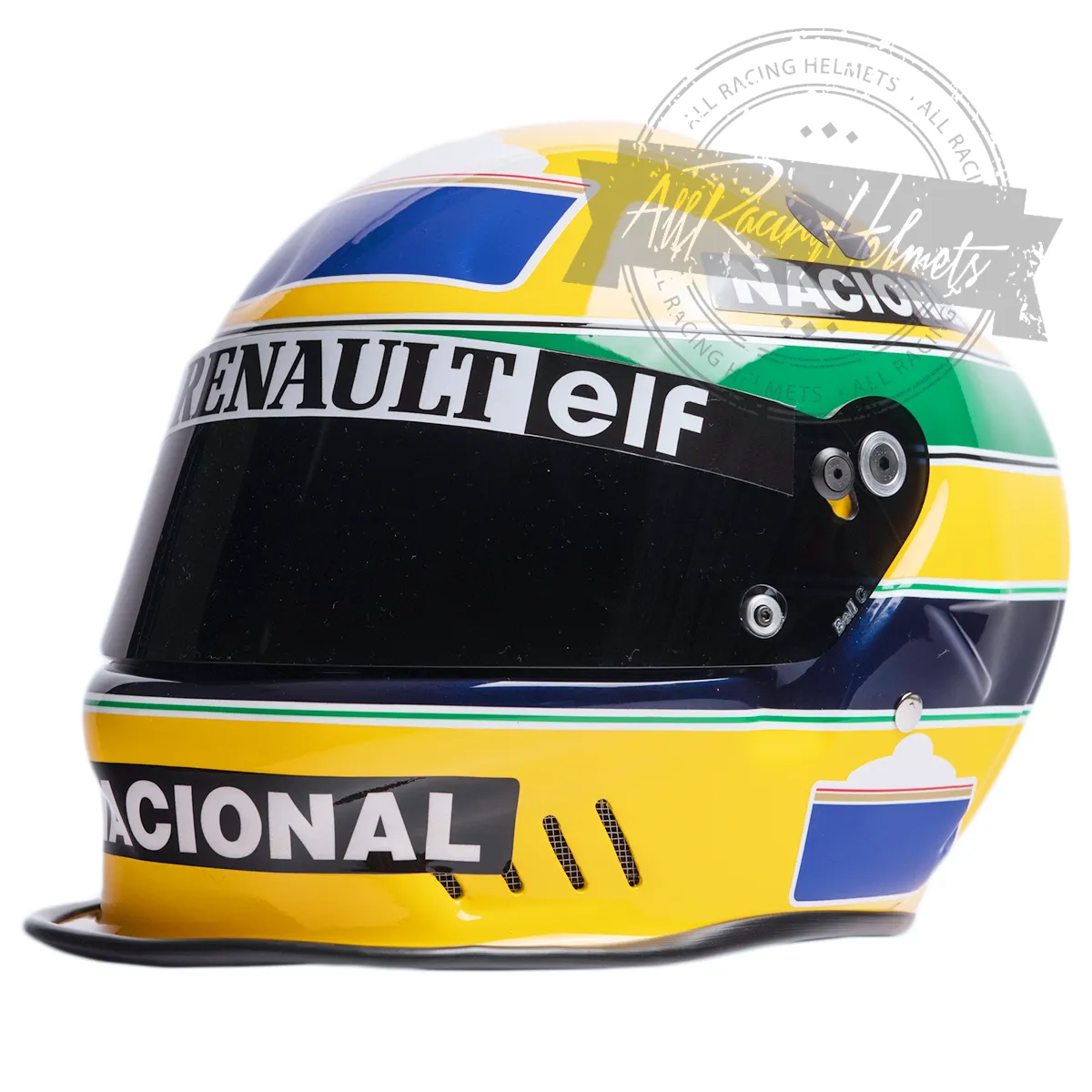Ayrton Senna 1994 Test Paul Ricard F1 Replica Helmet Scale 1:1