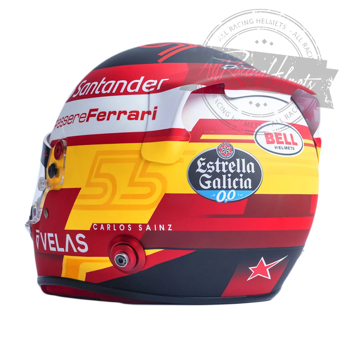 Carlos Sainz 2022 F1 Replica Helmet Scale 1:1
