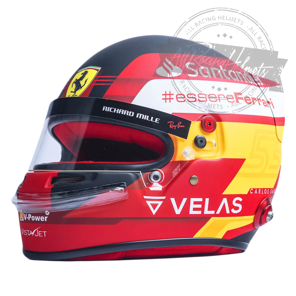Carlos Sainz 2022 F1 Replica Helmet Scale 1:1