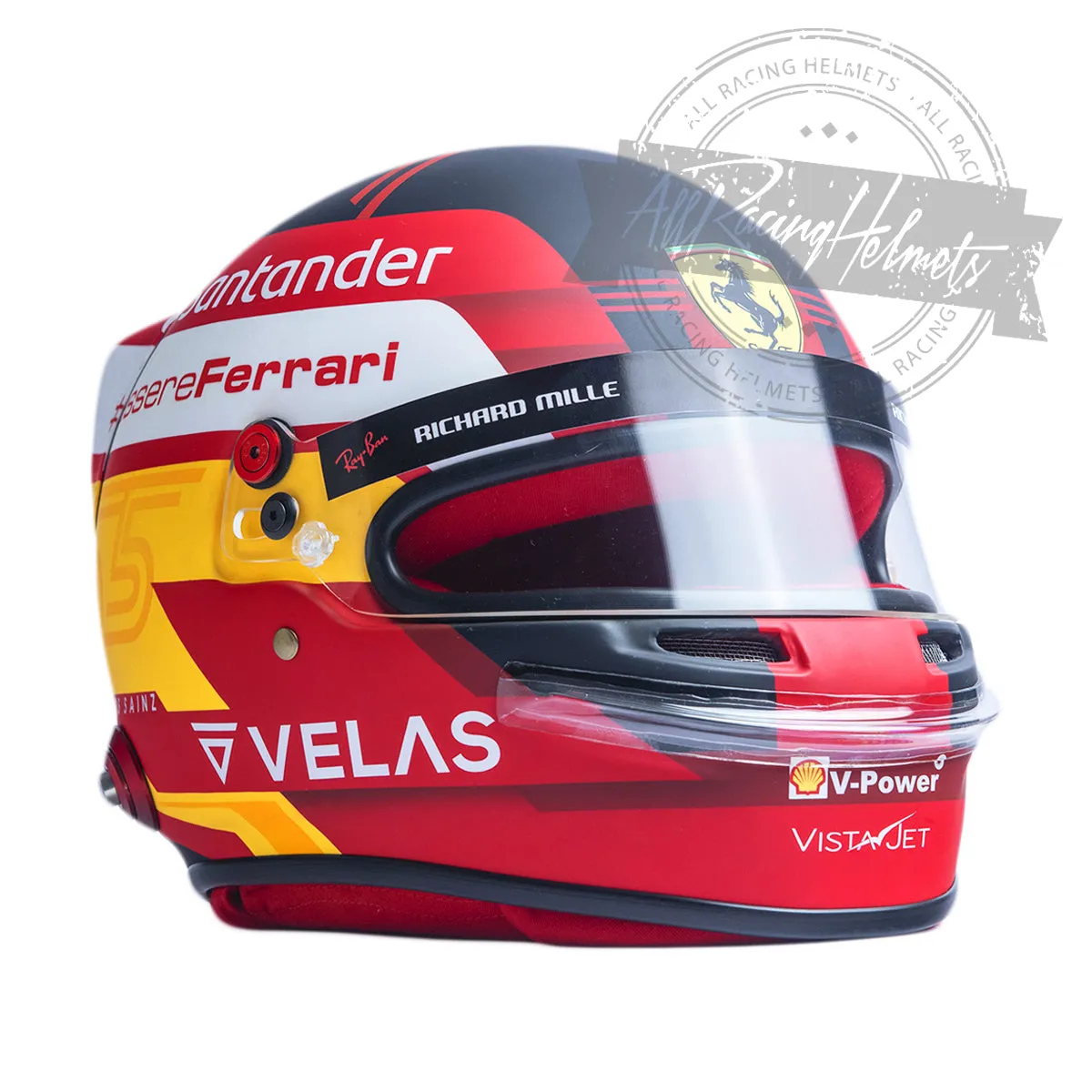 Carlos Sainz 2022 F1 Replica Helmet Scale 1:1