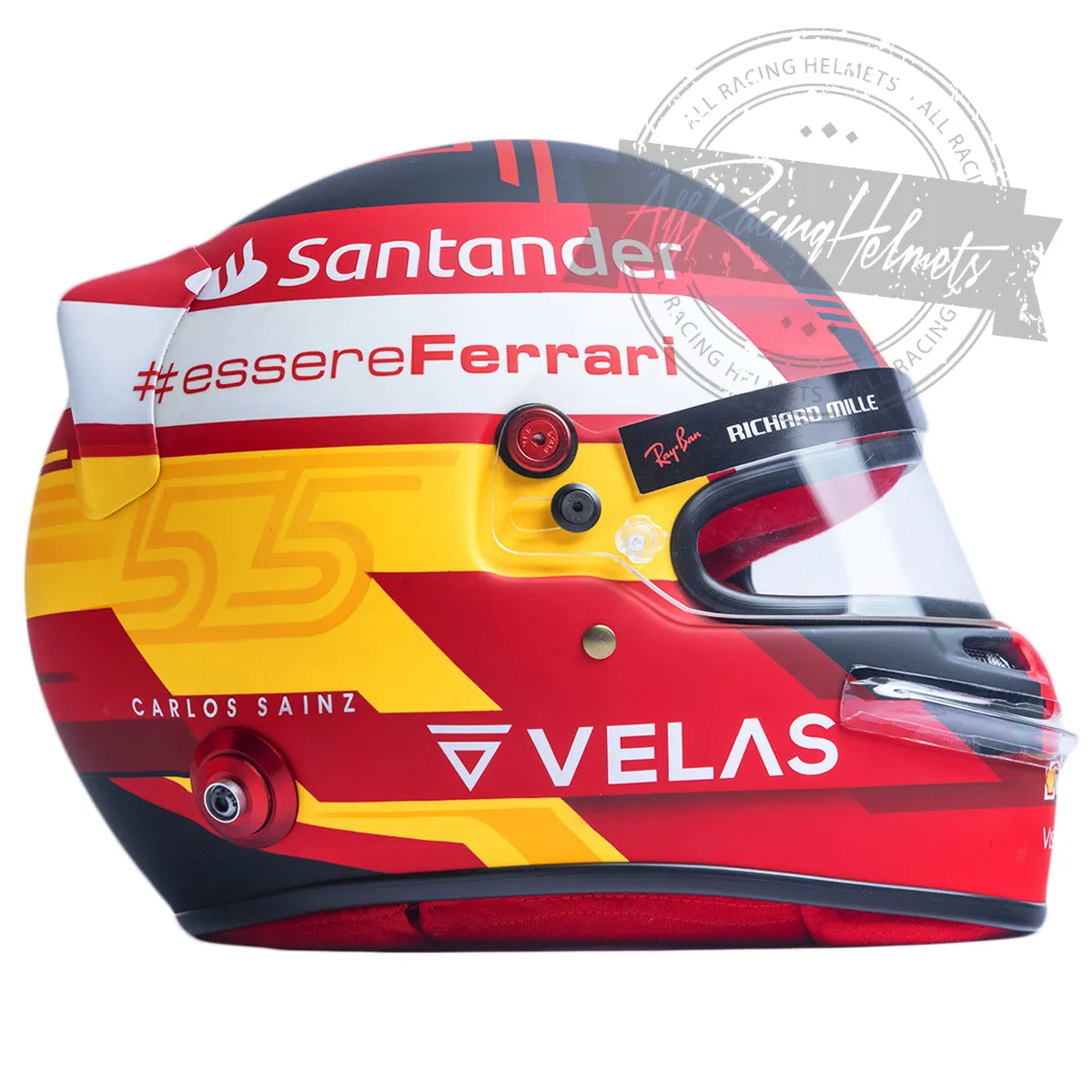 Carlos Sainz 2022 F1 Replica Helmet Scale 1:1