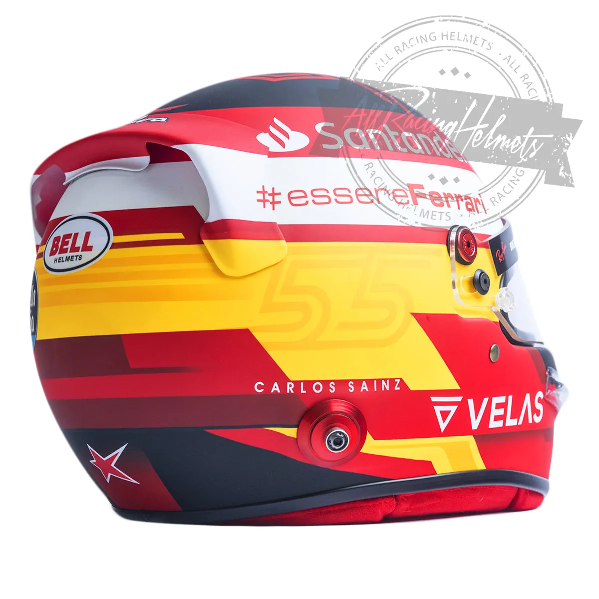 Carlos Sainz 2022 F1 Replica Helmet Scale 1:1