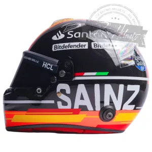 Carlos Sainz 2023 F1 Monza Grand Prix Replica Helmet Scale 1:1