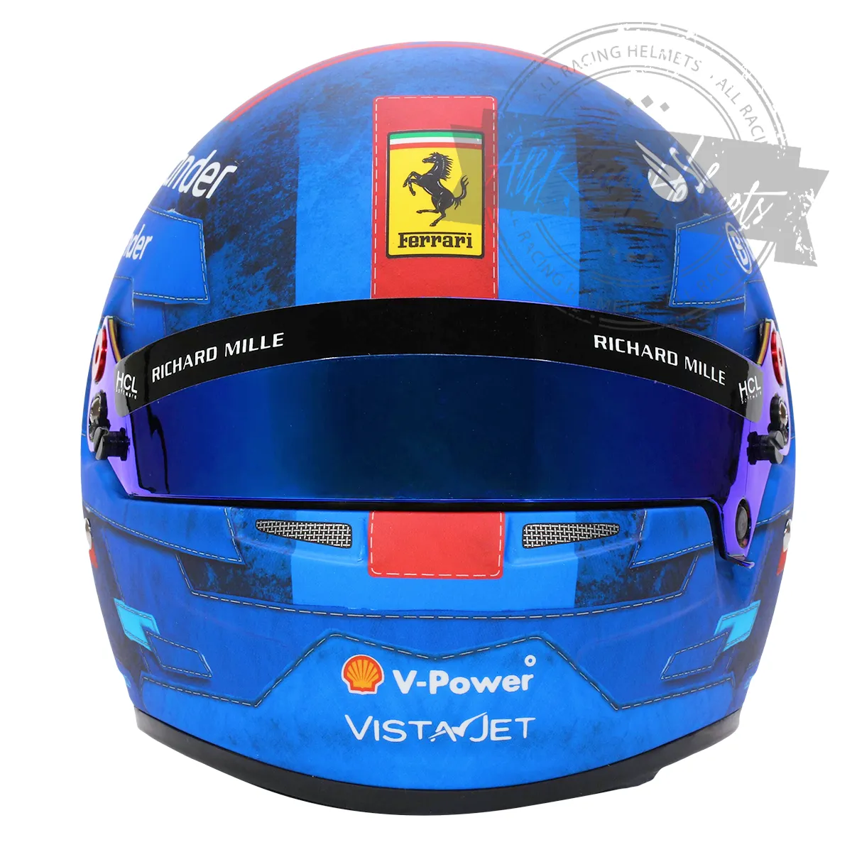 Carlos Sainz 2024 Miami GP F1 Replica Helmet Scale 1:1