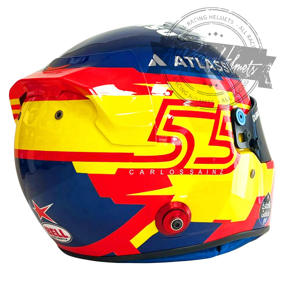 Carlos Sainz 2025 F1 Replica Helmet Scale 1:1