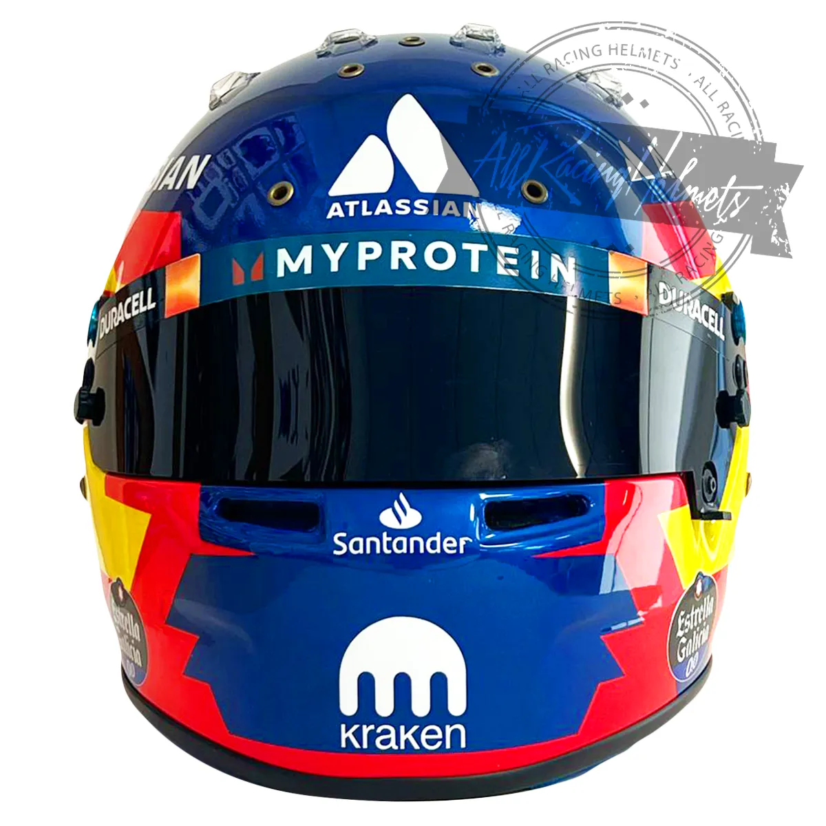 Carlos Sainz 2025 F1 Replica Helmet Scale 1:1