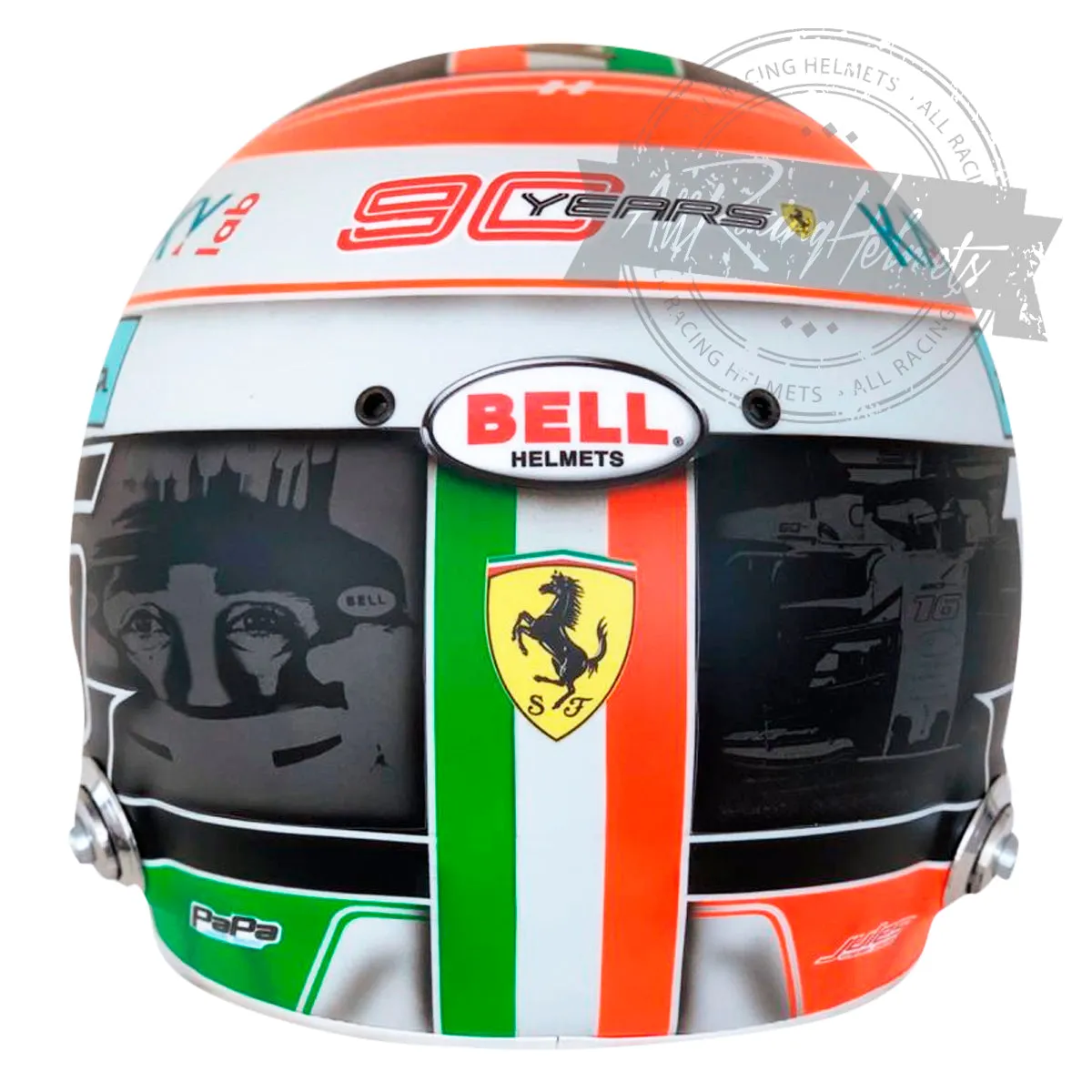 Charles Leclerc 2019 Monza GP F1 Replica Helmet Scale 1:1