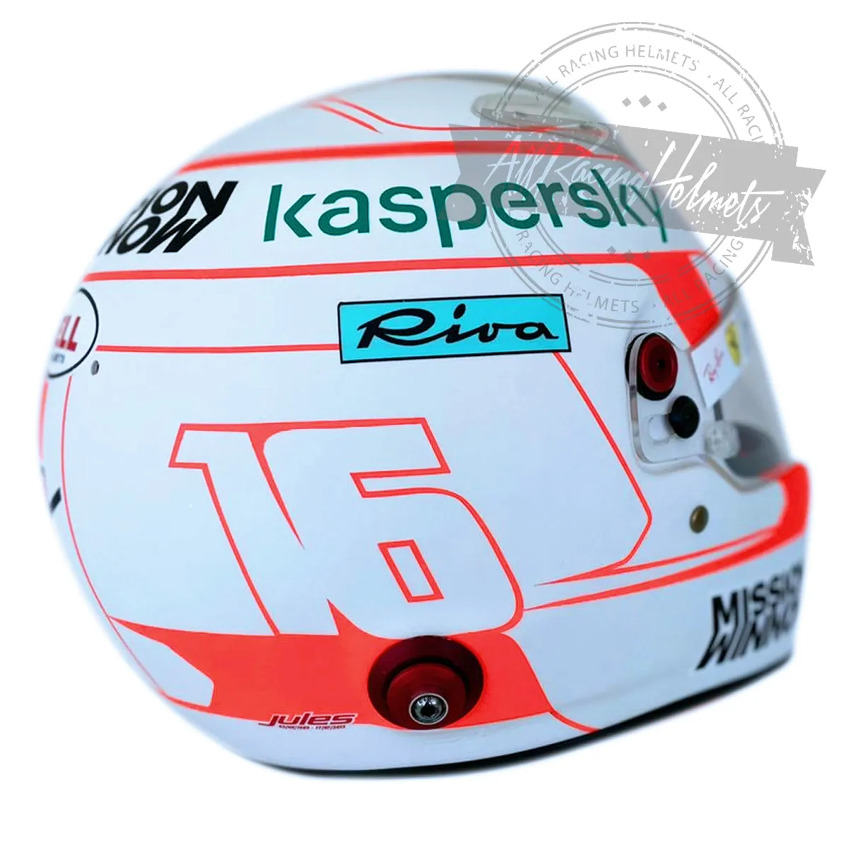 Charles Leclerc 2021 F1 Replica Helmet Scale 1:1