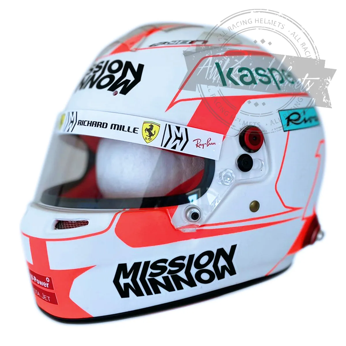 Charles Leclerc 2021 F1 Replica Helmet Scale 1:1