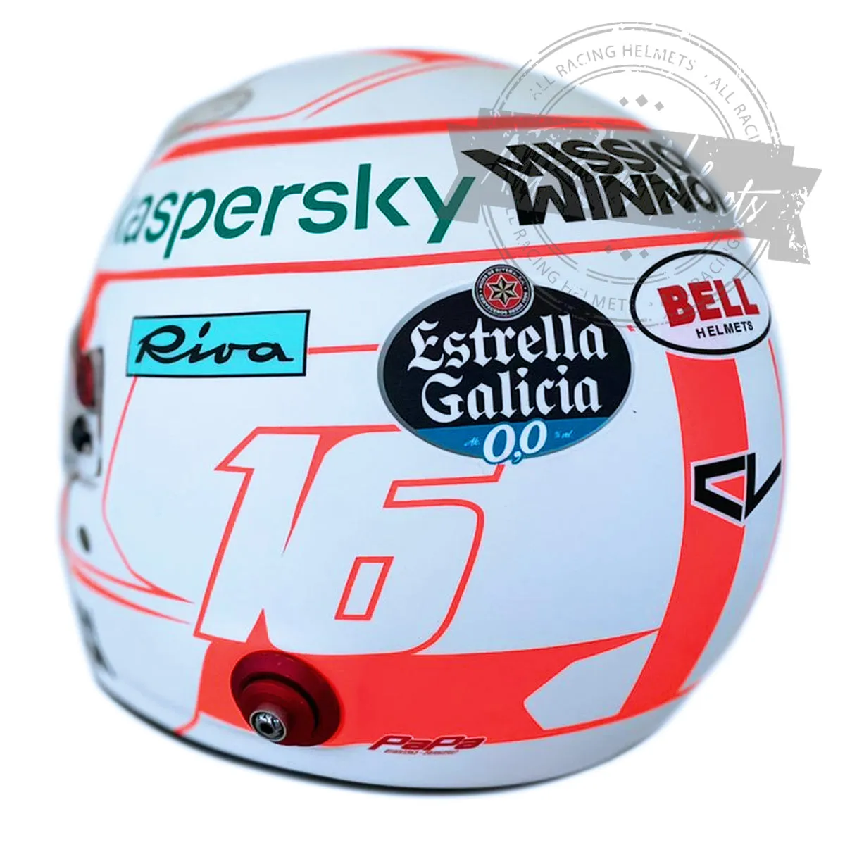 Charles Leclerc 2021 F1 Replica Helmet Scale 1:1