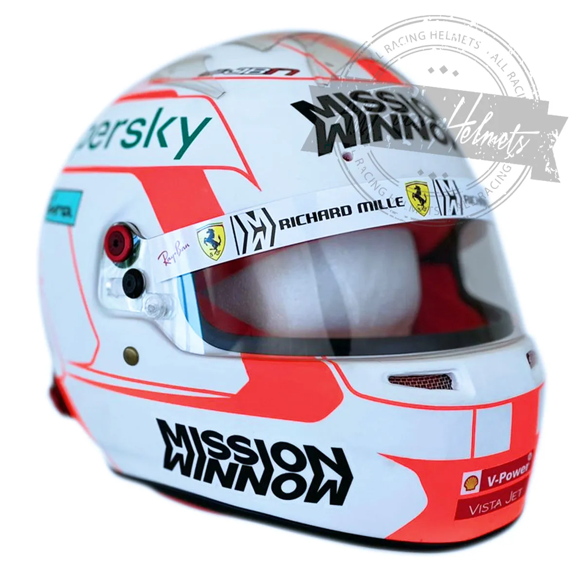 Charles Leclerc 2021 F1 Replica Helmet Scale 1:1