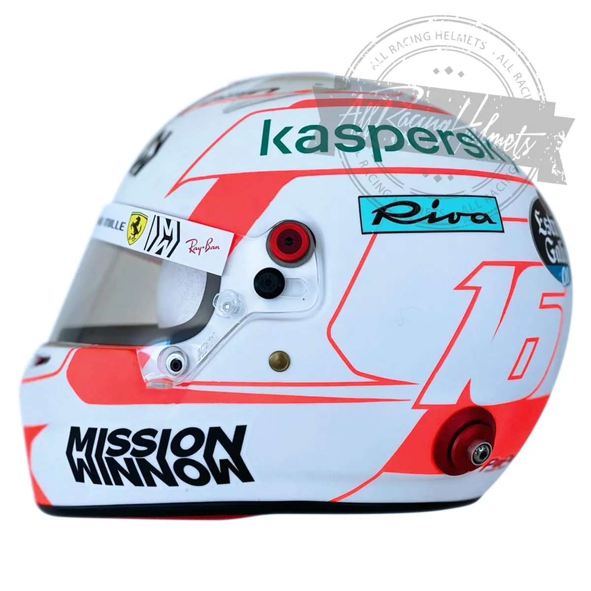 Charles Leclerc 2021 F1 Replica Helmet Scale 1:1