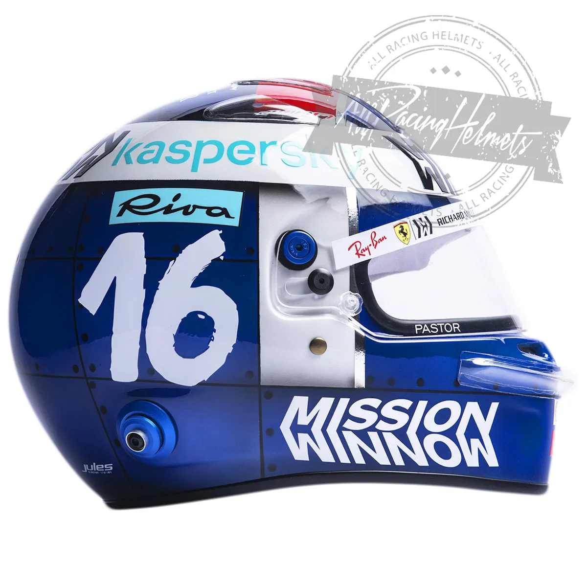 Charles Leclerc 2021 Monaco GP F1 Replica Helmet Scale 1:1