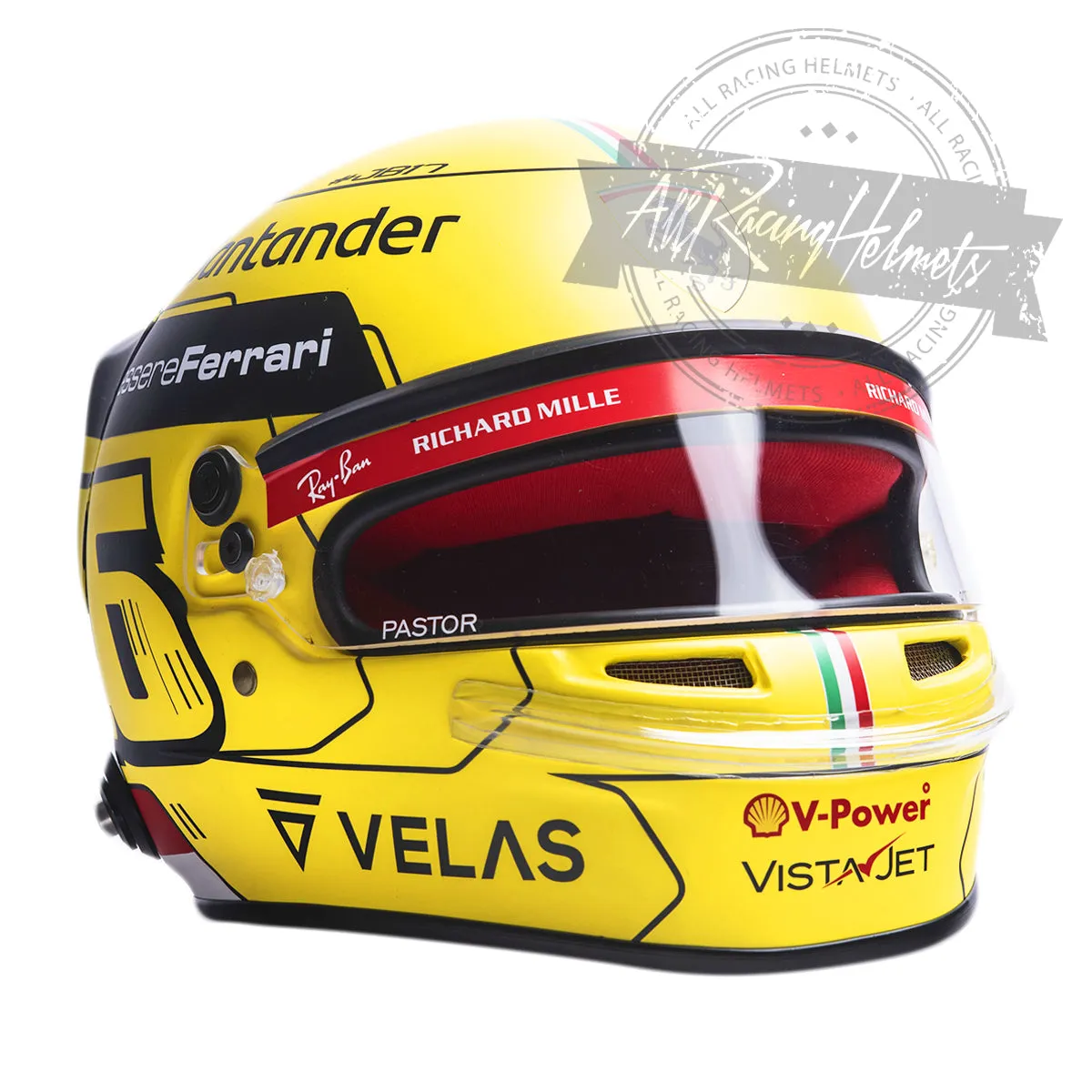 Charles Leclerc 2022 F1 Monza Grand Prix Replica Helmet Scale 1:1