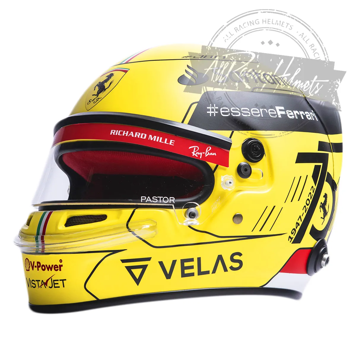 Charles Leclerc 2022 F1 Monza Grand Prix Replica Helmet Scale 1:1