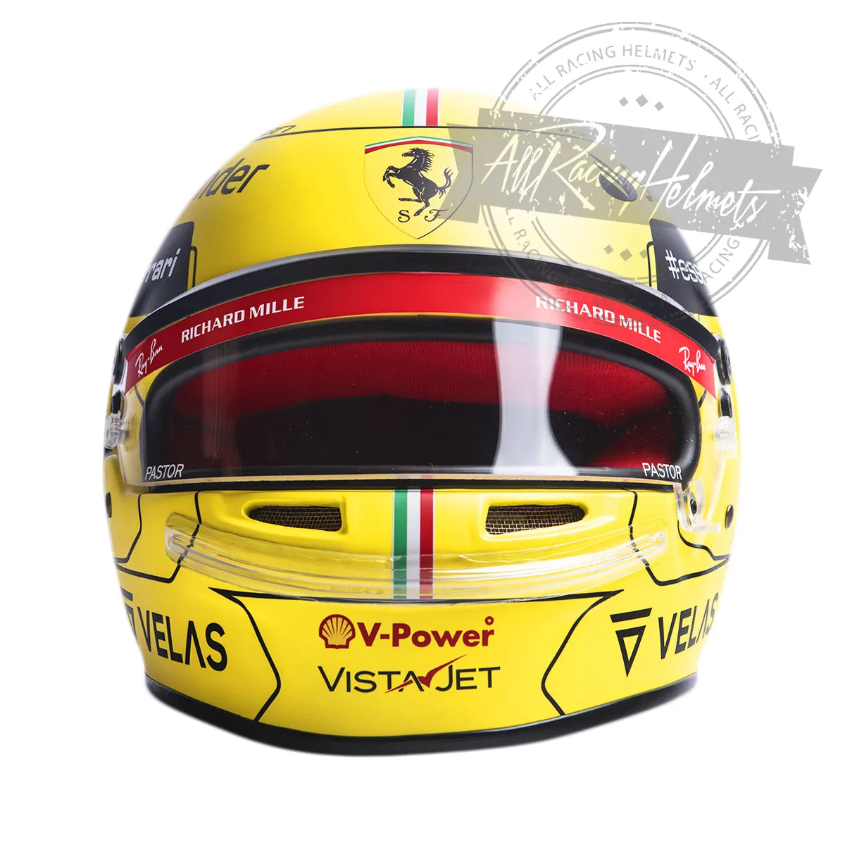 Charles Leclerc 2022 F1 Monza Grand Prix Replica Helmet Scale 1:1