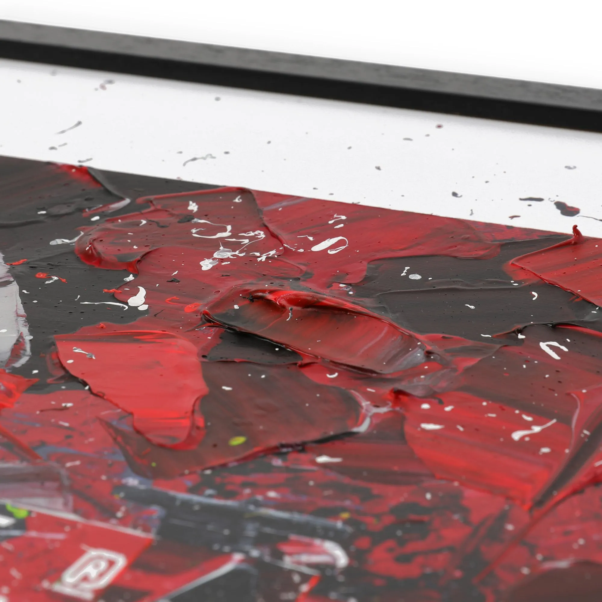 Charles Leclerc 2022 Hand Embellished Canvas Print – David Johnson