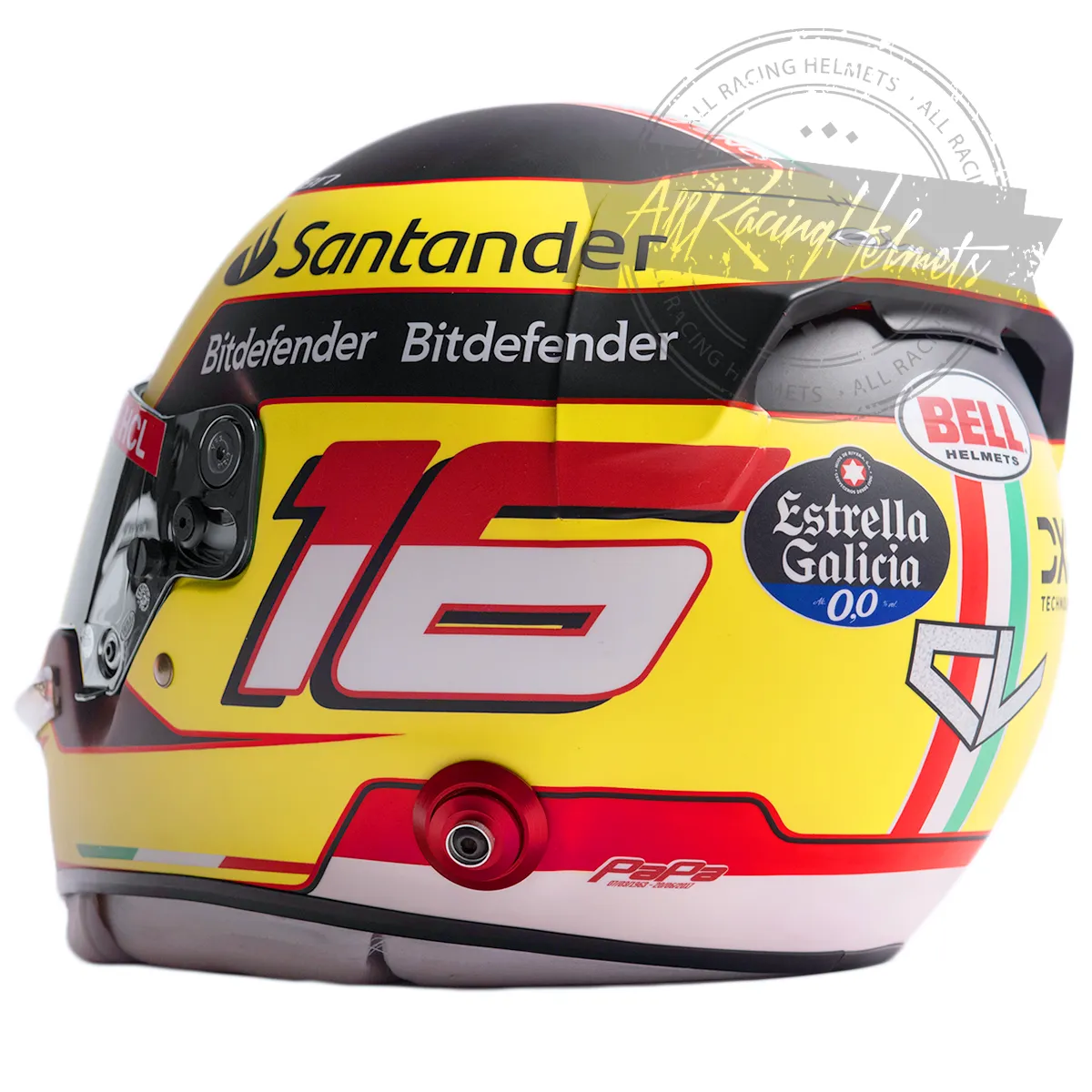 Charles Leclerc 2023 F1 Monza Grand Prix Replica Helmet Scale 1:1