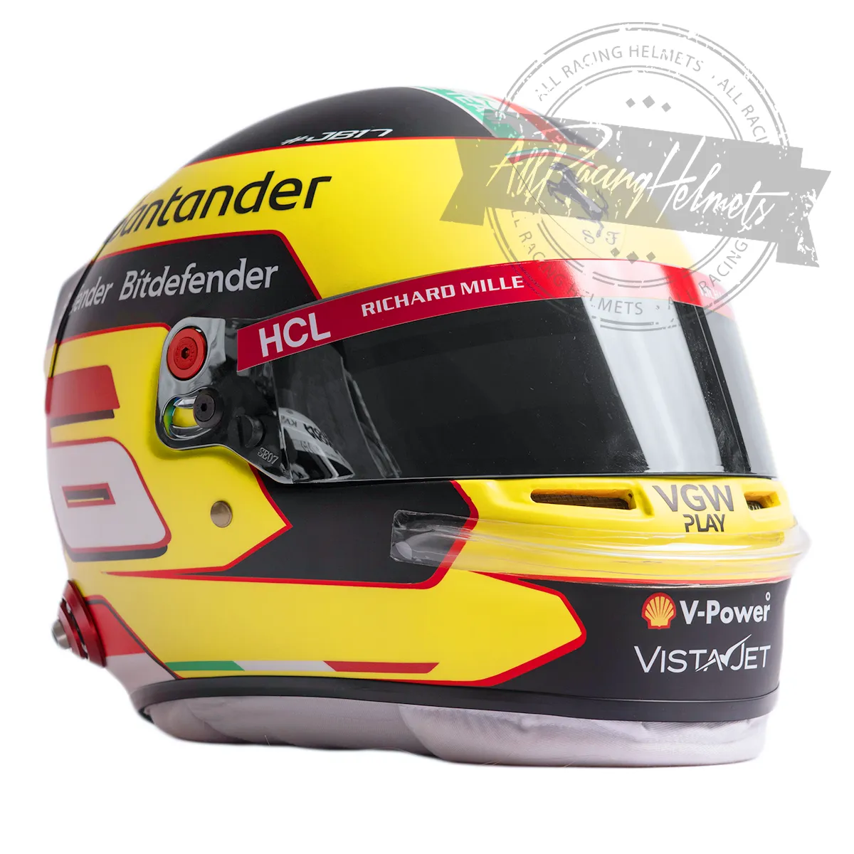 Charles Leclerc 2023 F1 Monza Grand Prix Replica Helmet Scale 1:1