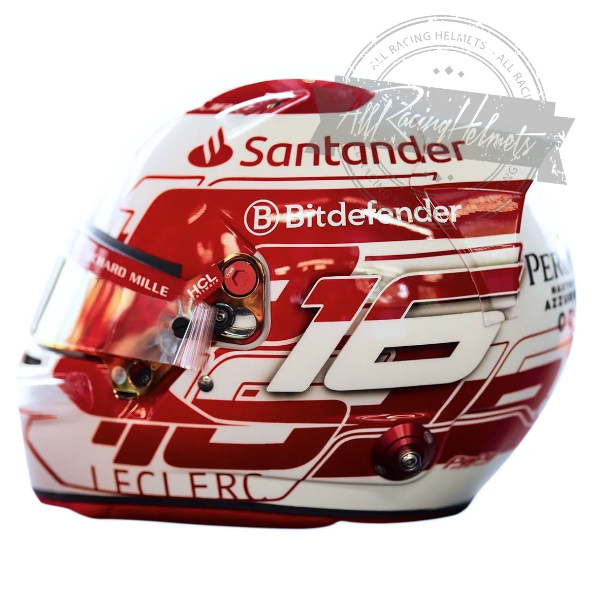 Charles Leclerc 2024 F1 Imola Grand Prix Replica Helmet Scale 1:1