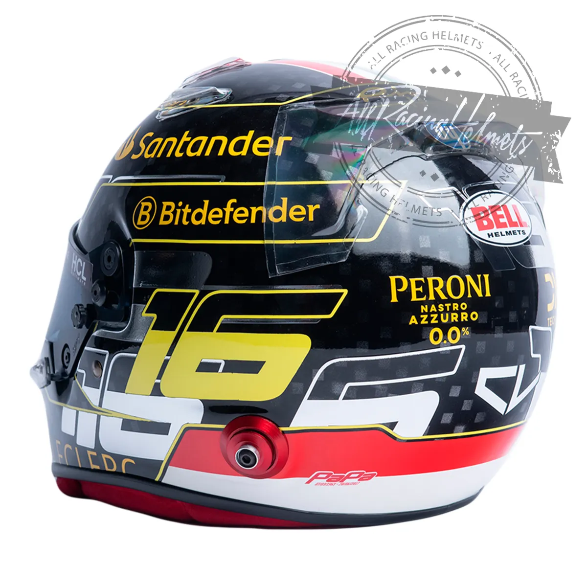 Charles Leclerc 2024 F1 Monza Grand Prix Replica Helmet Scale 1:1