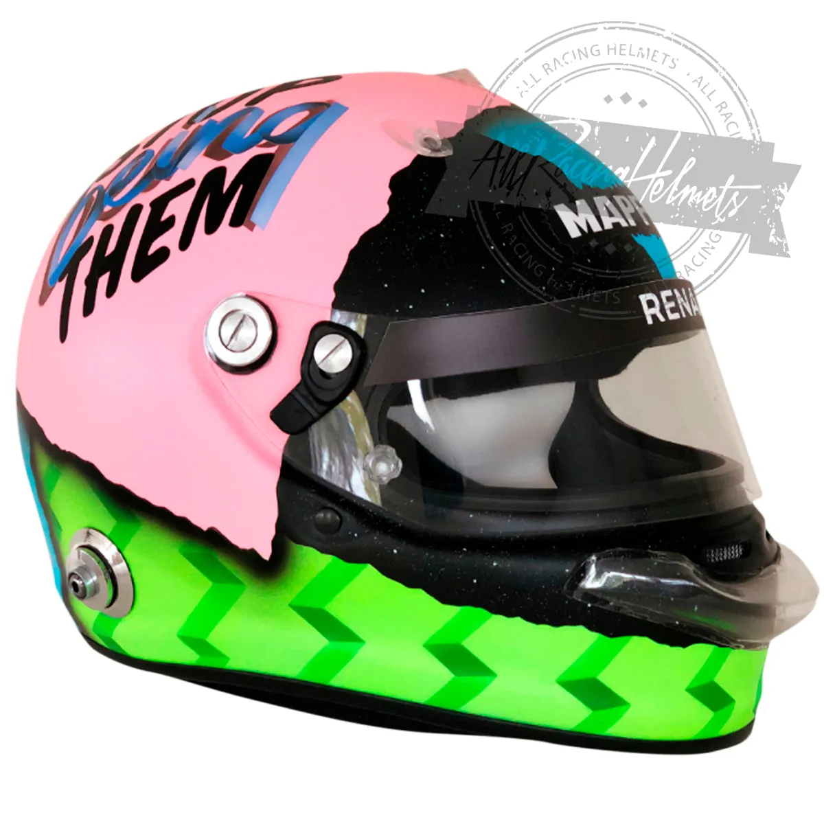 Daniel Ricciardo 2019 F1 Replica Helmet Scale 1:1
