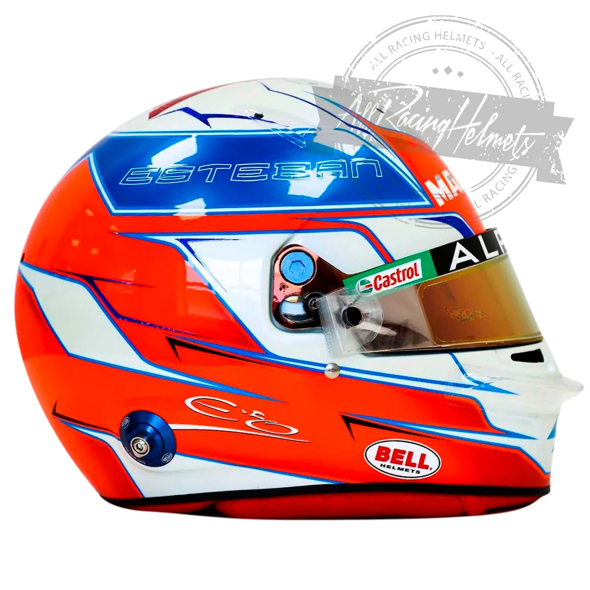 Esteban Ocon 2021 F1 Replica Helmet Scale 1:1