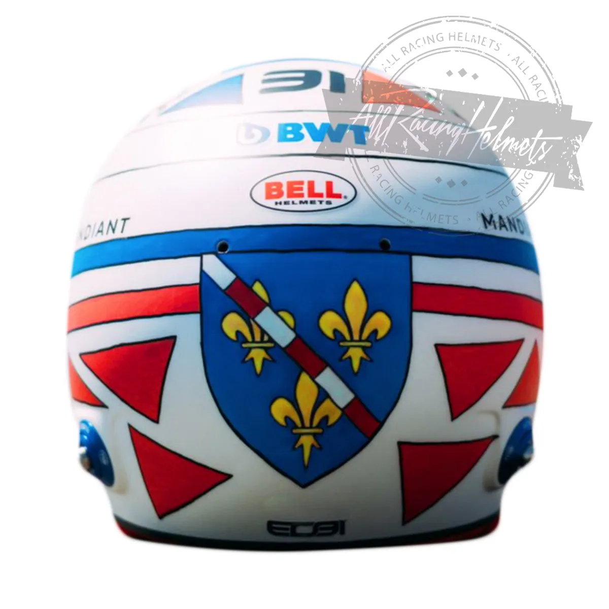 Esteban Ocon 2022 France GP F1 Replica Helmet Scale 1:1