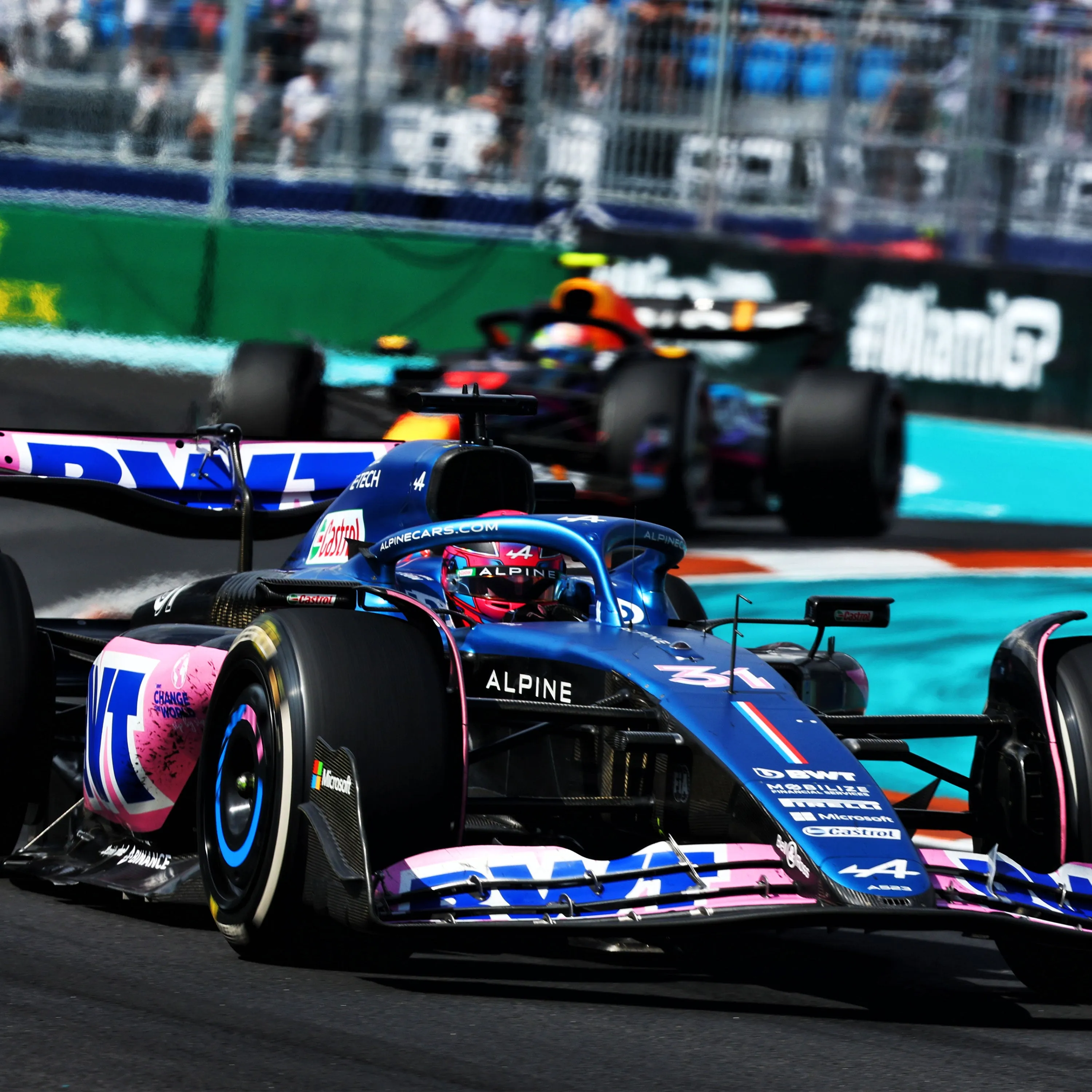 Esteban Ocon 2023 Signed Photo Miami GP