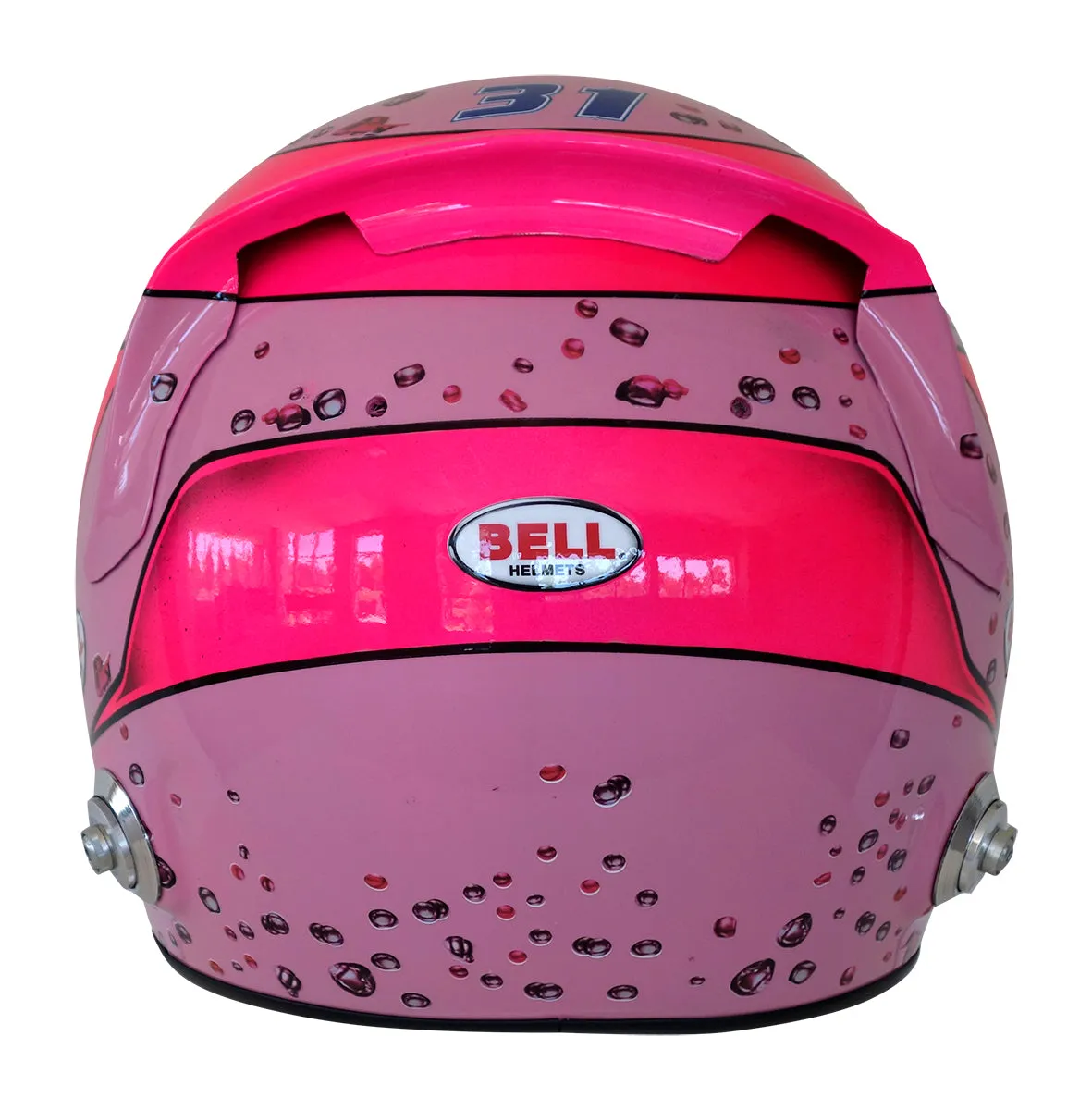 Esteban Ocon "Pink" 2017 F1 Replica Helmet Scale 1:1