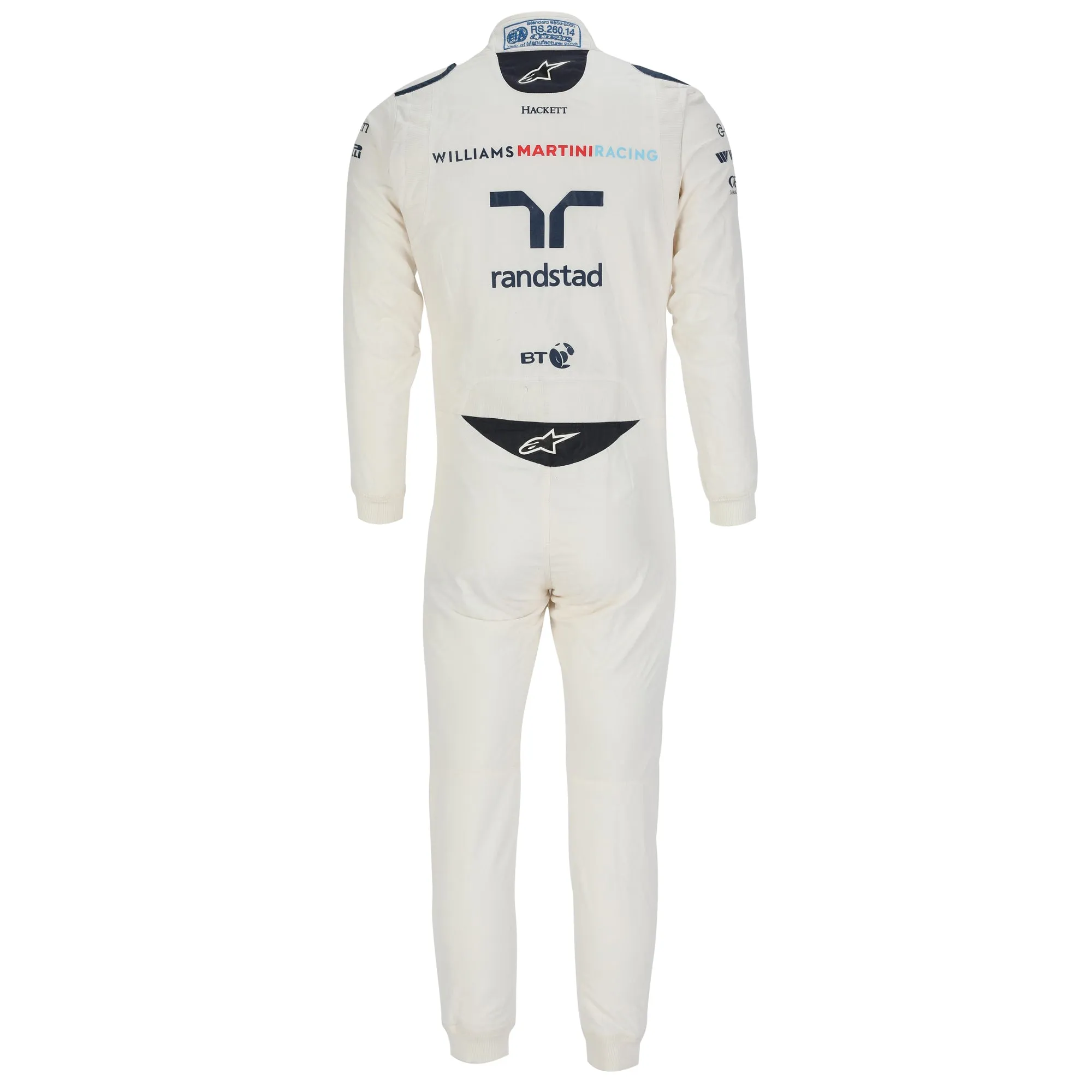 Felipe Massa 2016 Williams Martini Racing Grand Prix Used Suit