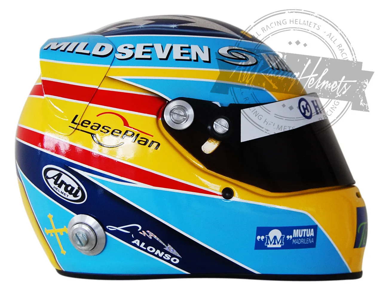 Fernando Alonso 2006 F1 Replica Helmet Scale 1:1