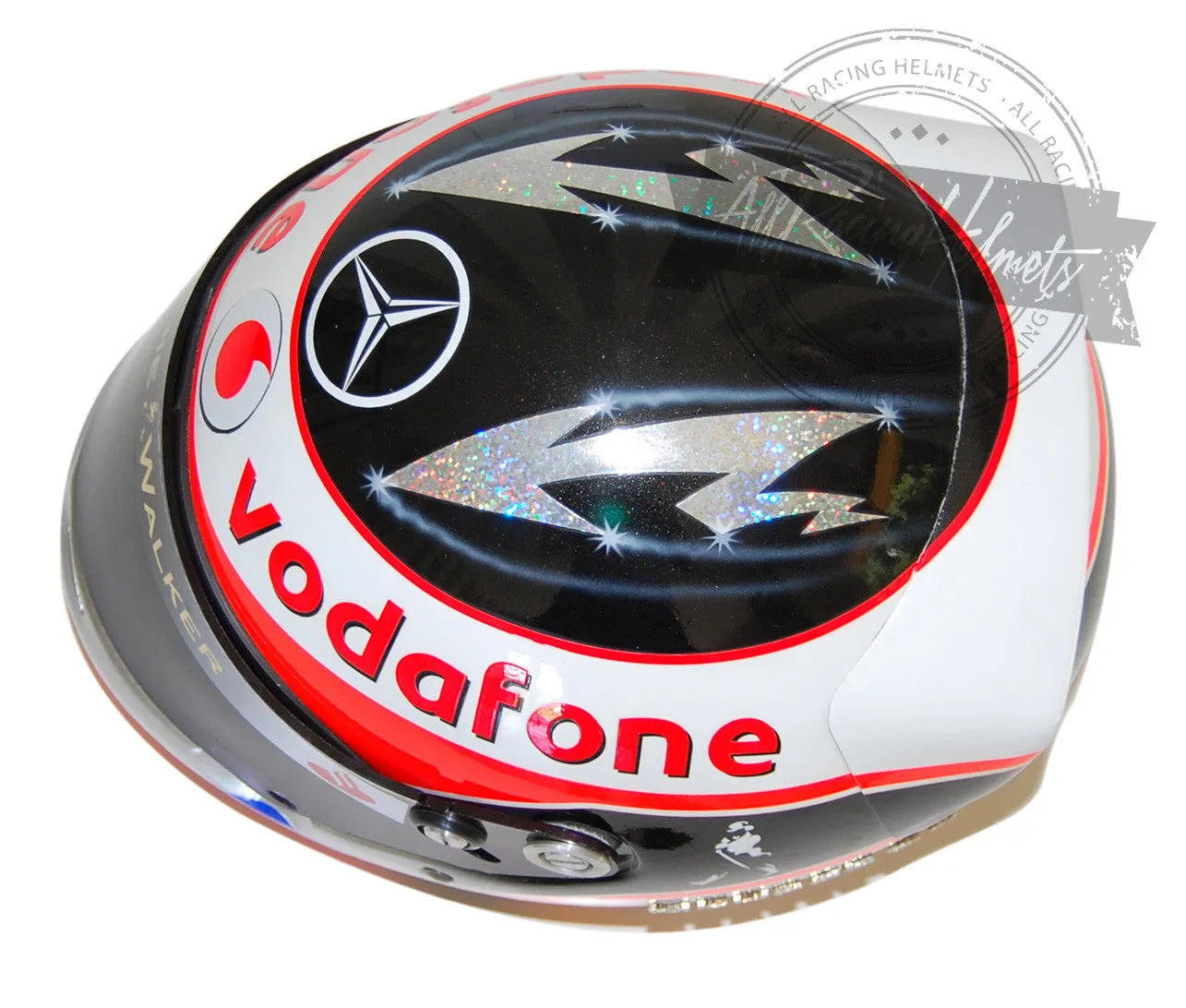 Fernando Alonso 2007 Monaco F1 Replica Helmet Scale 1:1