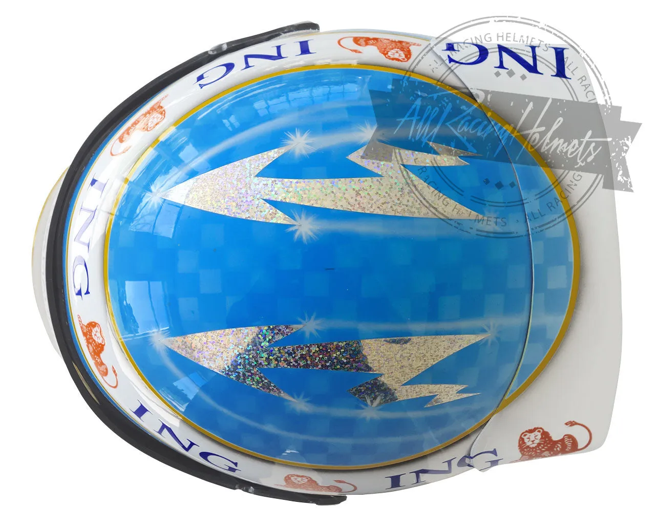 Fernando Alonso 2008 F1 Replica Helmet Scale 1: