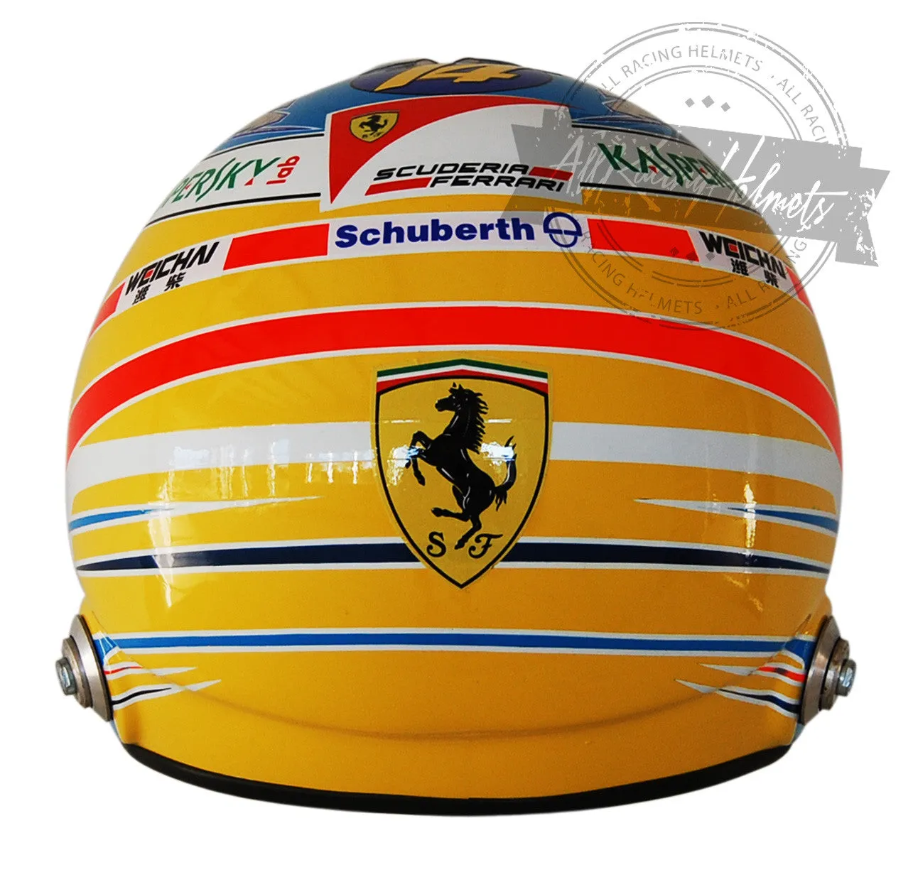 Fernando Alonso 2014 F1 Replica Helmet Scale 1:1