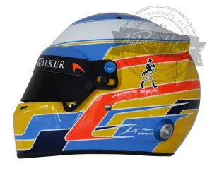 Fernando Alonso 2017 F1 Replica Helmet Scale 1:1