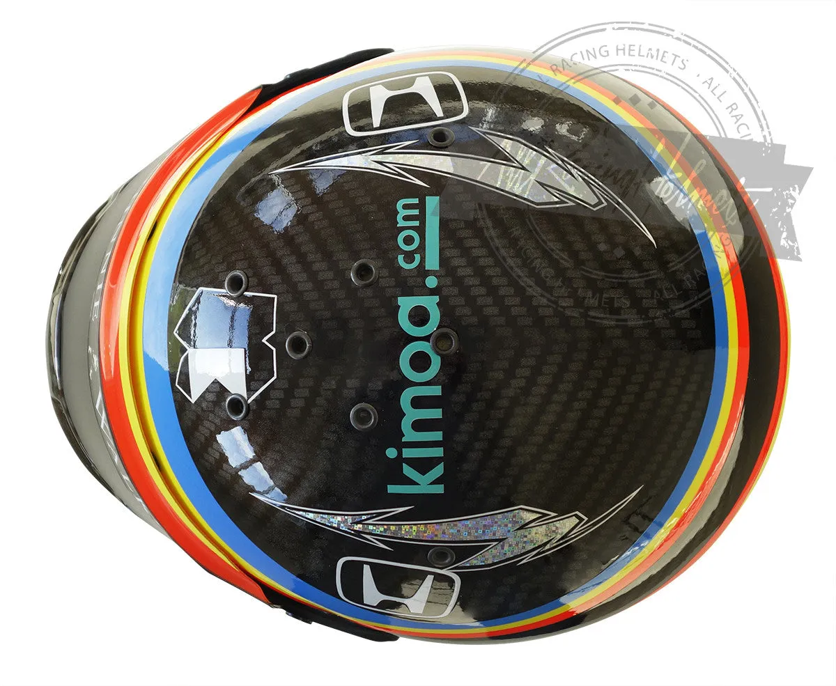 Fernando Alonso 2017 Indy 500 Replica Helmet Scale 1:1