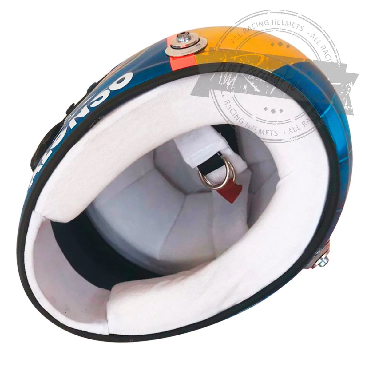 Fernando Alonso 2018 Abu Dhabi GP F1 Replica Helmet Scale 1:1