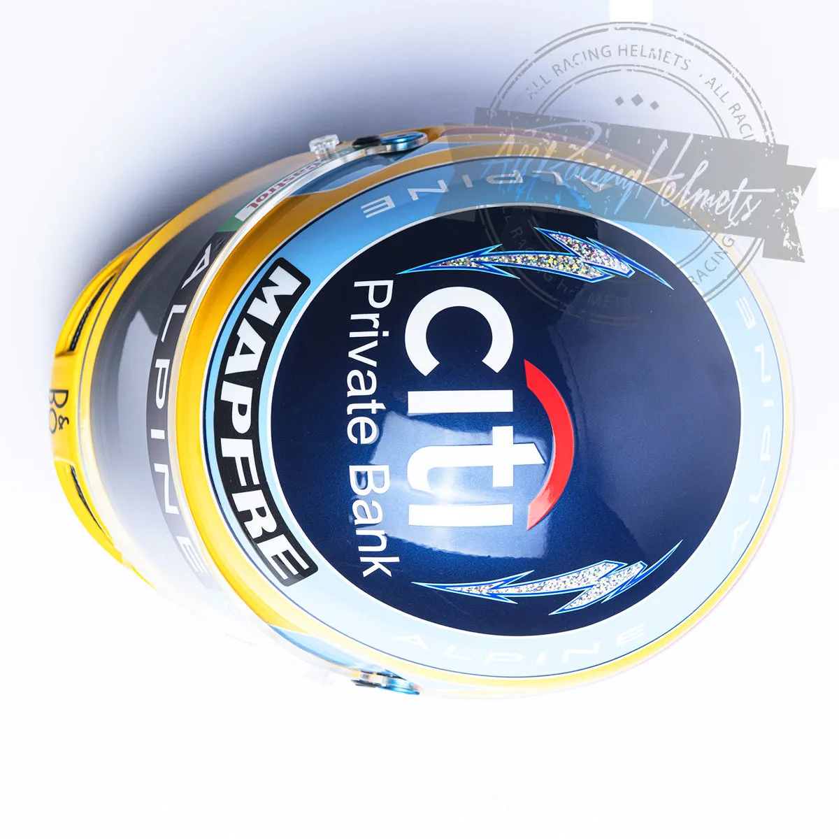 Fernando Alonso 2021 F1 Replica Helmet Scale 1:1