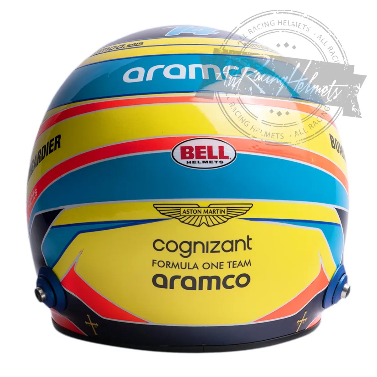Fernando Alonso 2023 F1 Replica Helmet Scale 1:1