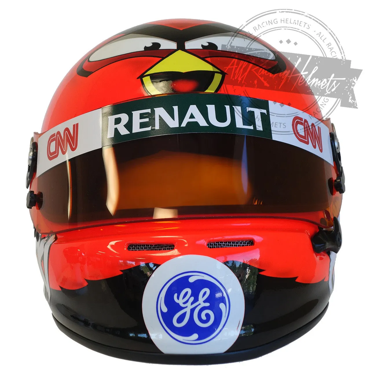 Heikki Kovalainen 2012 "Angry Birds" F1 Replica Helmet Scale 1:1