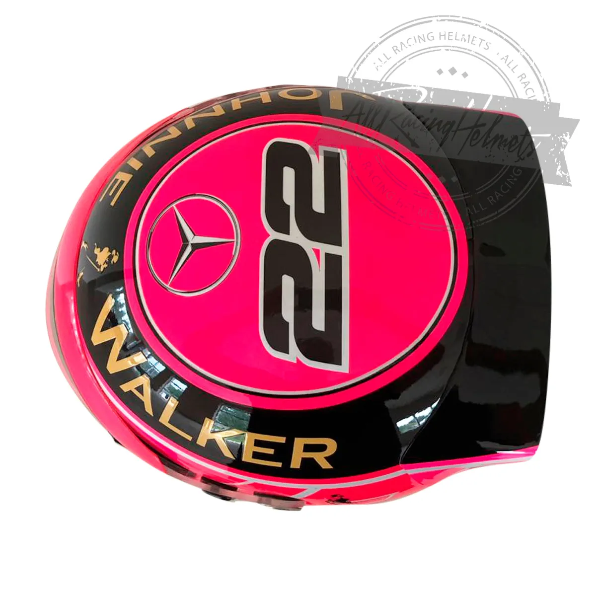 Jenson Button 2014 Silverstone GP F1 Replica Helmet Scale 1:1