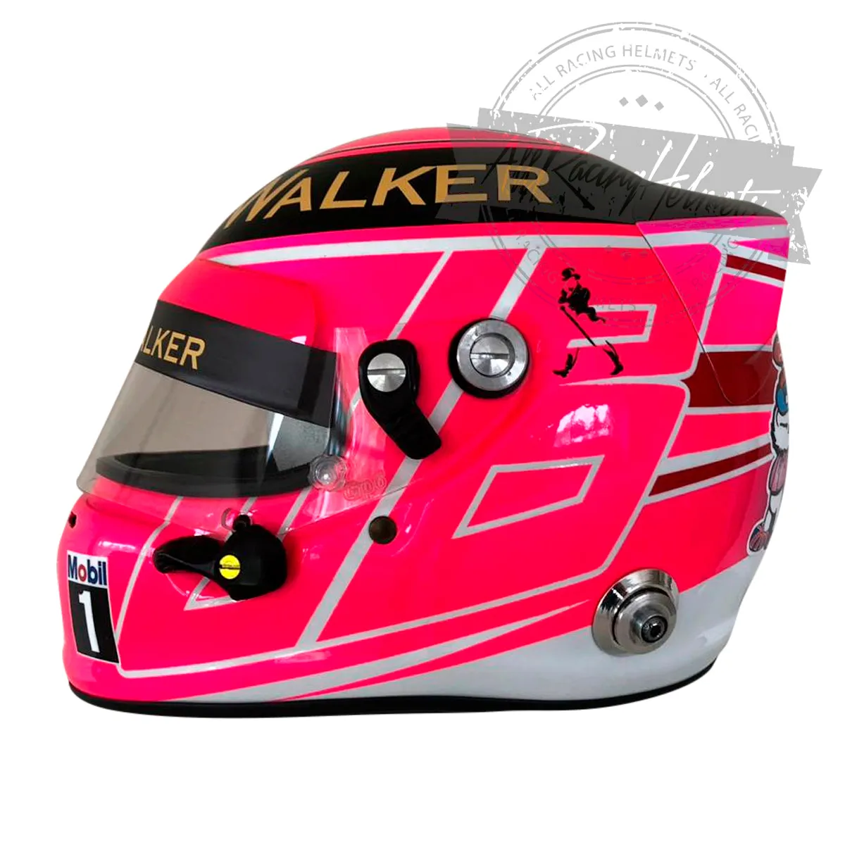 Jenson Button 2014 Silverstone GP F1 Replica Helmet Scale 1:1